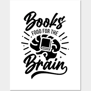 books food for the brain Posters and Art